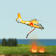 Онлайн игра Пожарный вертолет (Fire Helicopter)